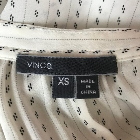 VINCE 100% Silk Sleeveless Top Size XS - Picture 6 of 7